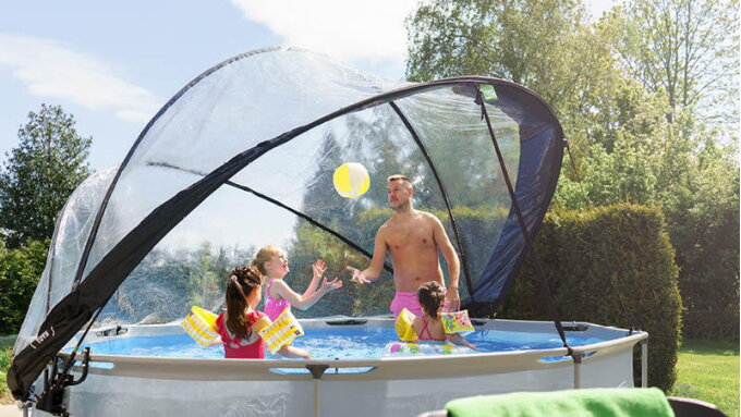 How do you maintain your swimming pool during peak season?