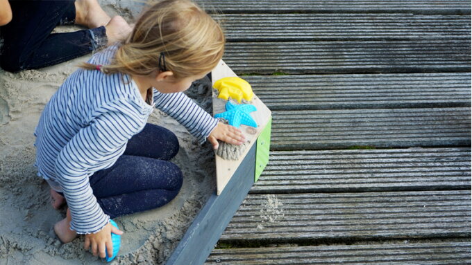 Six tips for placing, filling and maintaining the sandpit