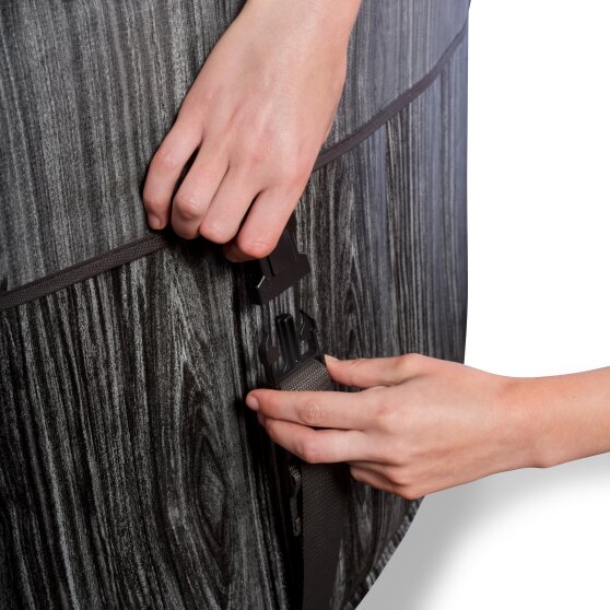 EXIT Wood Deluxe spa ø204x65cm - dark grey