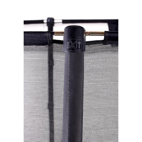 EXIT Elegant Premium trampoline 214x366cm with Deluxe safetynet - red