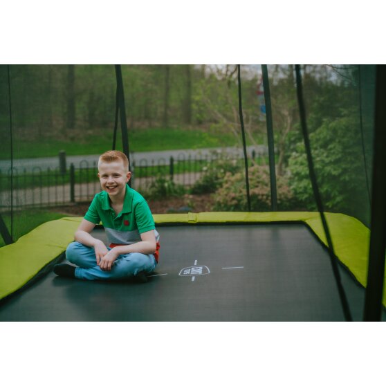 EXIT Silhouette trampoline 214x305cm - green