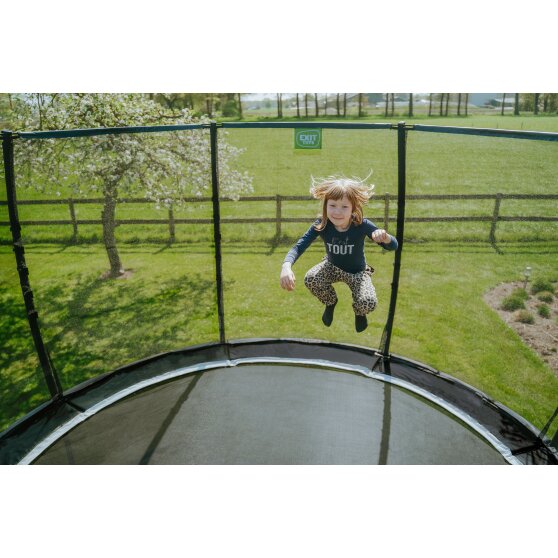 EXIT Allure Premium trampoline ø427cm - green