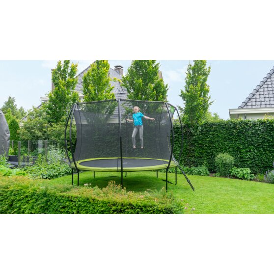 EXIT Silhouette trampoline ø427cm - green