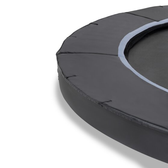 EXIT Dynamic ground level sports trampoline ø366cm - black