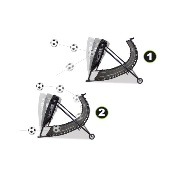 EXIT Kickback football rebounder 124x90cm