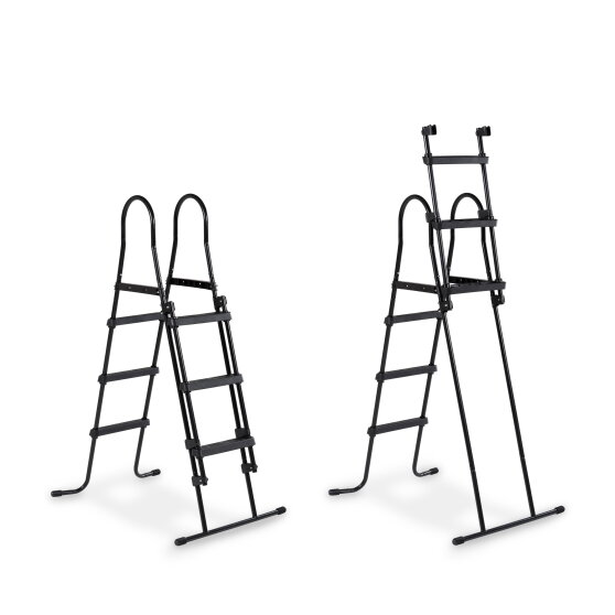 EXIT Wood pool 400x200x100cm with sand filter pump and dome - brown