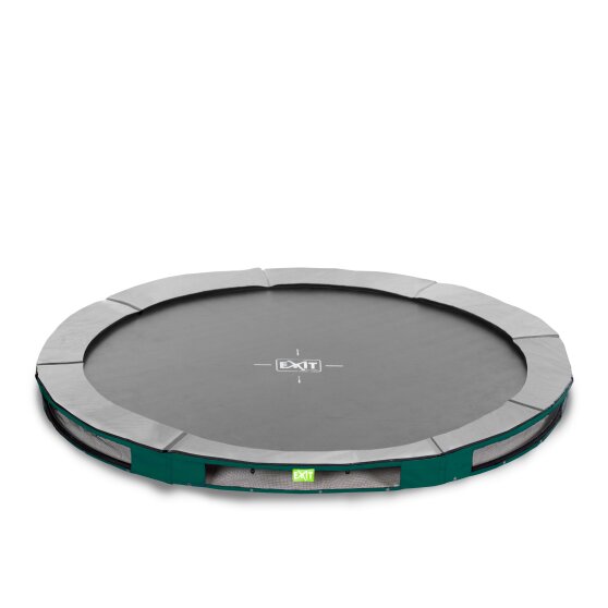 EXIT Elegant Premium ground sports trampoline ø427cm - green