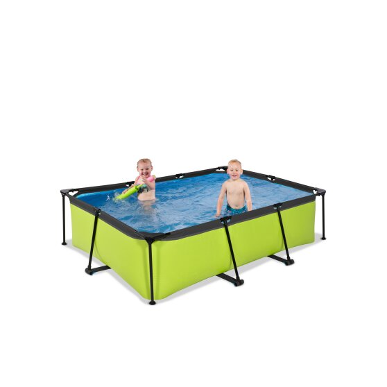 EXIT Lime pool 220x150x65cm with filter pump - green