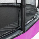 EXIT Elegant Premium ground trampoline 214x366cm with Deluxe safety net - purple