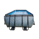 EXIT Stone pool 540x250x122cm with filter pump - grey