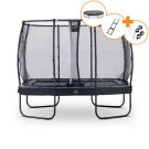 Cama elástica EXIT Elegant Premium conjunto completo 214x366cm, color negro