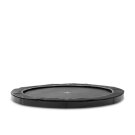 EXIT InTerra ground level sports trampoline ø366cm - black