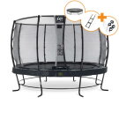 Cama elástica EXIT Elegant Premium conjunto completo ø366cm, color negro