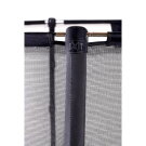 EXIT Elegant Premium trampoline 214x366cm with Deluxe safetynet - red