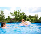 EXIT Stone pool ø360x122cm with filter pump - grey