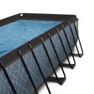 EXIT Stone pool 540x250x122cm with filter pump - grey
