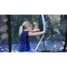 EXIT Elegant Premium trampoline 214x366cm with Deluxe safetynet - red