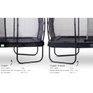 EXIT Elegant Premium trampoline 244x427cm with Deluxe safetynet - black