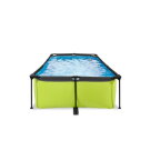 EXIT Lime pool 220x150x65cm with filter pump - green
