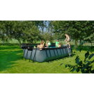 EXIT Stone pool 540x250x122cm with filter pump - grey