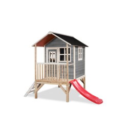 EXIT Loft 300 wooden playhouse - grey