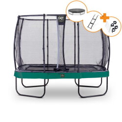 Cama elástica EXIT Elegant Premium conjunto completo 214x366cm, color verde