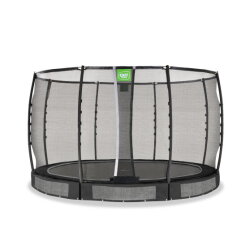 EXIT Allure Premium ground trampoline ø366cm - black