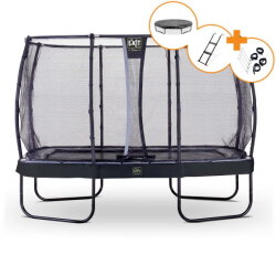 Cama elástica EXIT Elegant Premium conjunto completo 244x427cm, color negro
