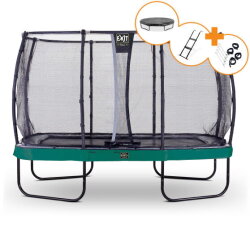 Cama elástica EXIT Elegant Premium conjunto completo 244x427cm, color verde