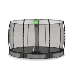 EXIT Allure Classic ground trampoline ø366cm - black