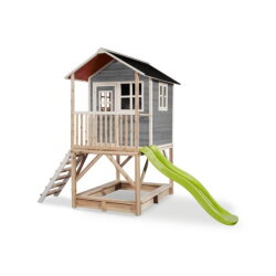 EXIT Loft 500 wooden playhouse - grey