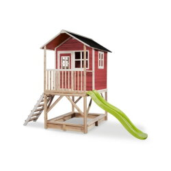EXIT Loft 500 wooden playhouse - red
