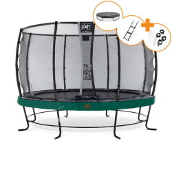Cama elástica EXIT Elegant Premium conjunto completo ø366cm, color verde