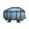 EXIT Stone pool 400x200x122cm with sand filter pump - grey