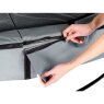 EXIT Elegant Premium trampoline ø427cm with Deluxe safetynet - grey