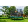 EXIT Elegant trampoline ø366cm with Economy safetynet - green