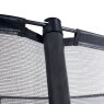 EXIT Dynamic ground level trampoline ø305cm with safety net - black